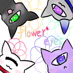[LINEスタンプ] flower*eyesの画像（メイン）