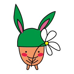 [LINEスタンプ] Strawberry rabbit year life blog