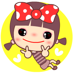 [LINEスタンプ] The flygirl