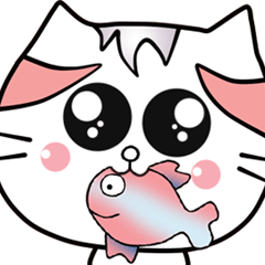 [LINEスタンプ] cat cat cuka