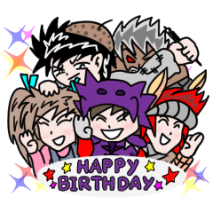 [LINEスタンプ] Breath of Clown Party