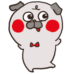 [LINEスタンプ] はらぺこ パグ