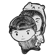 [LINEスタンプ] Me ＆ My bear