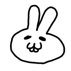 [LINEスタンプ] オノマトペうさぎ