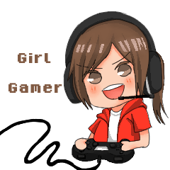 [LINEスタンプ] Girl Gamer