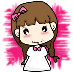 [LINEスタンプ] Cute girl is life the terminology