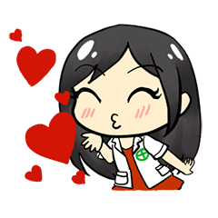 [LINEスタンプ] Pharmacist girl