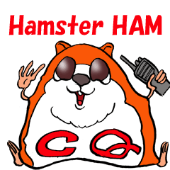 [LINEスタンプ] CQ Hamster HAMの画像（メイン）