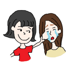 [LINEスタンプ] Abby's Friend