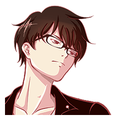 [LINEスタンプ] That One Guy With Glasses.