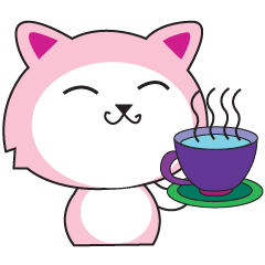 [LINEスタンプ] Sweet Pink Cat Daily