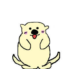 [LINEスタンプ] 動くゆる〜いラッコ