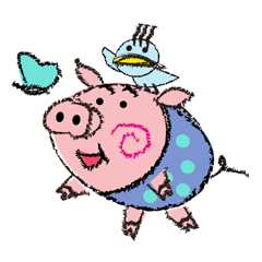 [LINEスタンプ] トンプー＆ジジ