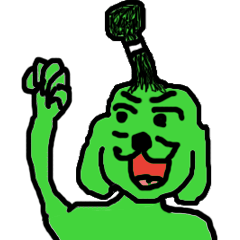 [LINEスタンプ] 一発触発ちょんまげ犬