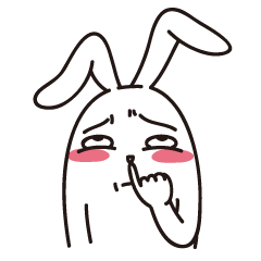 [LINEスタンプ] Humor Bunny Vol.1