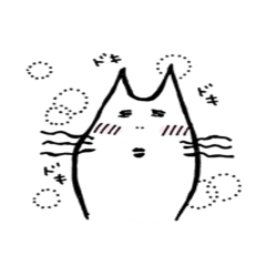 [LINEスタンプ] ぼんやりnecoさん