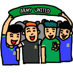 [LINEスタンプ] Army United #1