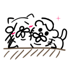 [LINEスタンプ] ねこだかいぬだかあーるだよ5