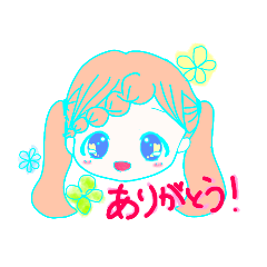 [LINEスタンプ] むじゃきでかわいい！女の子スタンプ