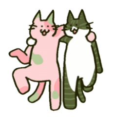 [LINEスタンプ] さくら＆かしわ