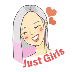 [LINEスタンプ] Just Girls