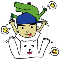 [LINEスタンプ] Tsaibrother's happy life