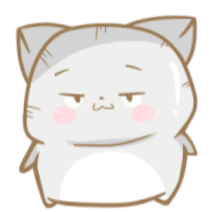 [LINEスタンプ] Flabby cat