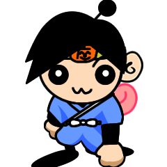 [LINEスタンプ] 京の忍者「座々丸」