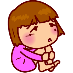 [LINEスタンプ] 彼女の一日
