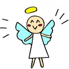 [LINEスタンプ] 天使とデビルちゃんと女の子