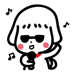 [LINEスタンプ] Puppy girls