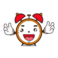 [LINEスタンプ] Cute Clock