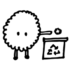 [LINEスタンプ] Recyclist Ball