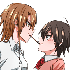 [LINEスタンプ] 百合女子生