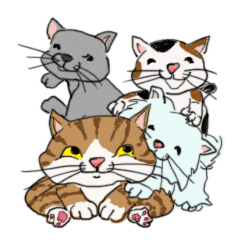 [LINEスタンプ] cutecats