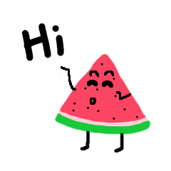 [LINEスタンプ] Take it easy Mr. Watermelon！