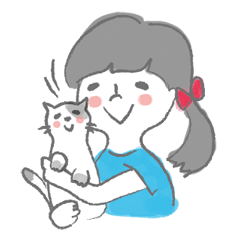 [LINEスタンプ] ファンシーさんとねこさん