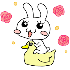 [LINEスタンプ] うさポン 2