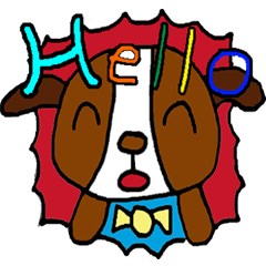 [LINEスタンプ] H Dog -No.1- Life Term