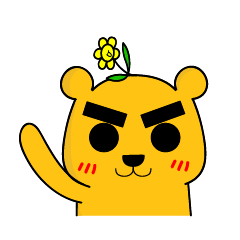 [LINEスタンプ] Flowers Bear