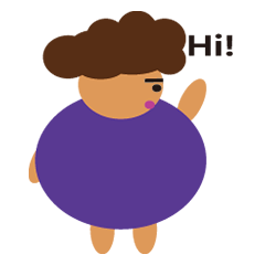 [LINEスタンプ] Fat mom
