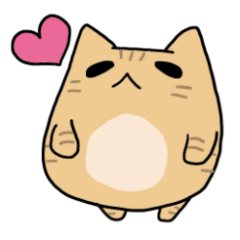 [LINEスタンプ] だんごねこトラさん