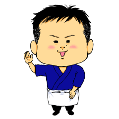 [LINEスタンプ] 和食料理人いっちゃん