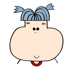 [LINEスタンプ] proud of my big face