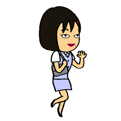 [LINEスタンプ] OLのミキちゃん