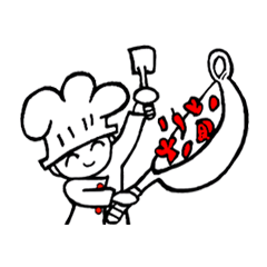 [LINEスタンプ] Little cook
