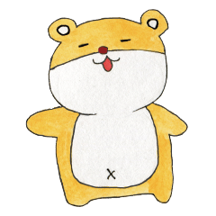 [LINEスタンプ] かんさいぐまの日常