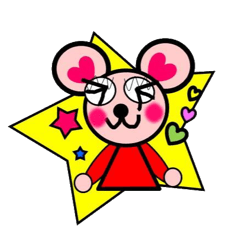 [LINEスタンプ] ピンキーくまちゅう