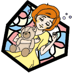 [LINEスタンプ] Stained Glass Girls