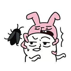 [LINEスタンプ] The fat white 3